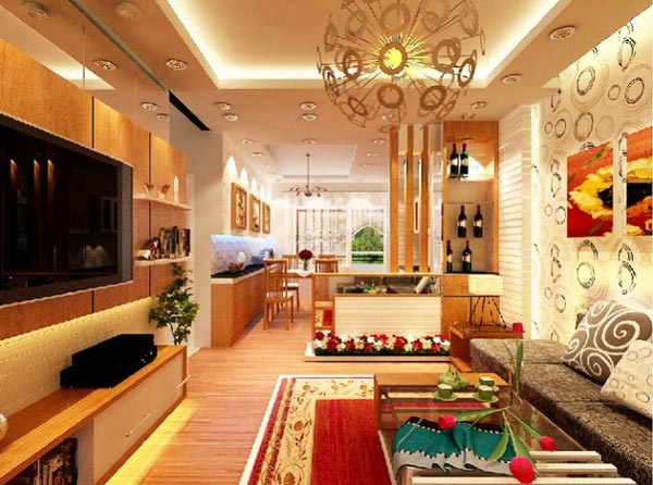 Mẫu Đèn Trang Trí Phòng Khách Đẹp 