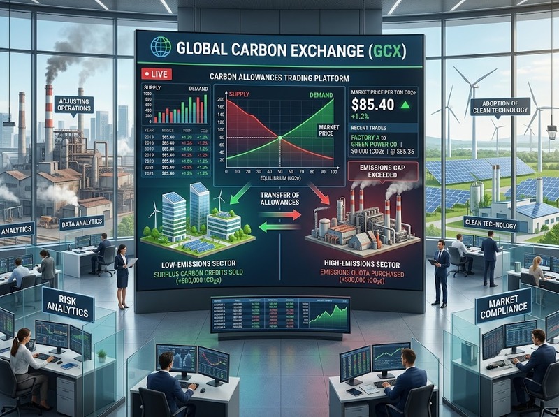 Giá carbon đưa chi phí phát thải vào quyết định kinh tế bằng cách nào?