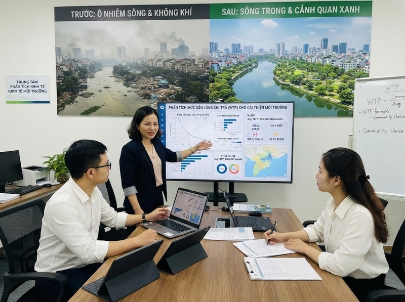 Dùng mức sẵn lòng chi trả cho môi trường để ước tính lợi ích kinh tế