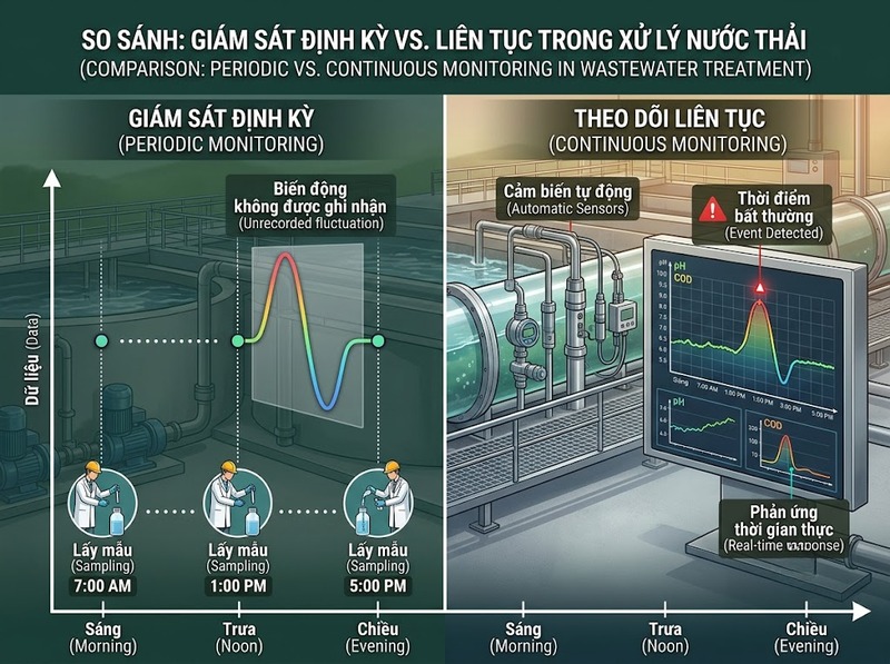 Quan trắc môi trường thời gian thực giúp phát hiện sớm và phản ứng nhanh