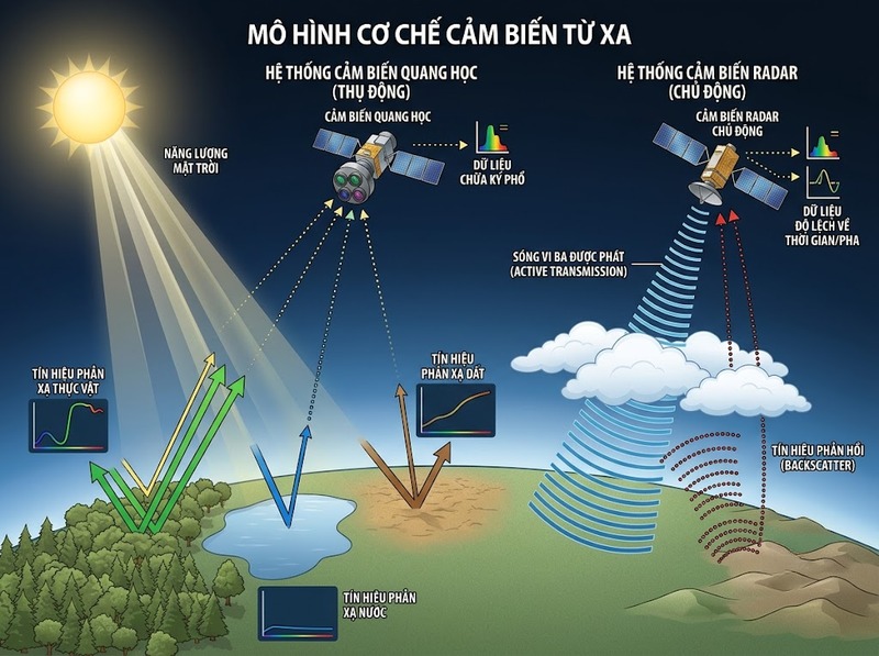 Quan trắc môi trường từ xa theo dõi khu vực rộng mà không cần đo tại chỗ