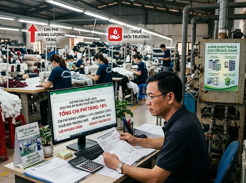 Tác dụng phụ của thuế môi trường có thể xuất hiện khi gánh nặng vượt mức