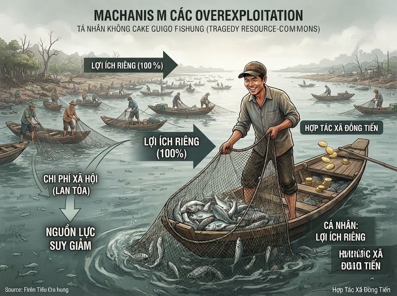 Tài nguyên dùng chung và thất bại thị trường khi quyền tiếp cận khó kiểm soát