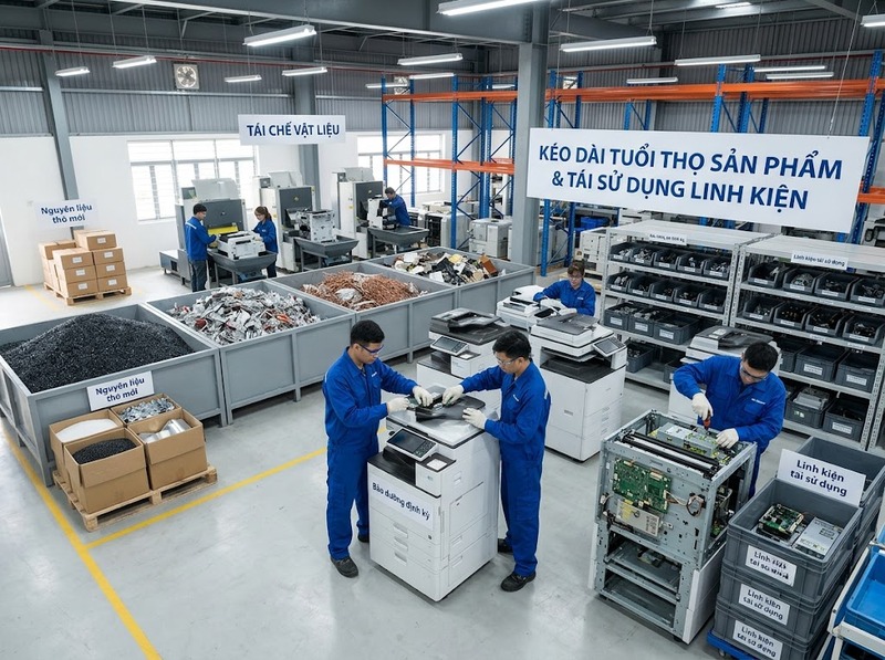 Thiết kế để tháo rời giúp sửa chữa, tái sử dụng và thu hồi vật liệu dễ hơn