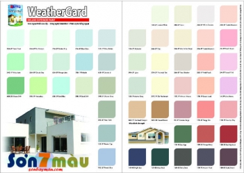 Bảng màu sơn nippon ngoài trời mới nhất - Sức khỏe & Môi trường