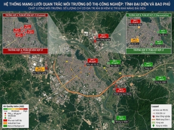 Số lượng điểm quan trắc môi trường ảnh hưởng tính đại diện thế nào?