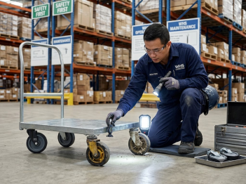 Khi nào nên tái sử dụng hoặc thay mới bánh xe đẩy để đảm bảo an toàn?