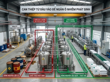 Thay thế nguyên liệu giảm ô nhiễm bằng những cơ chế nào?