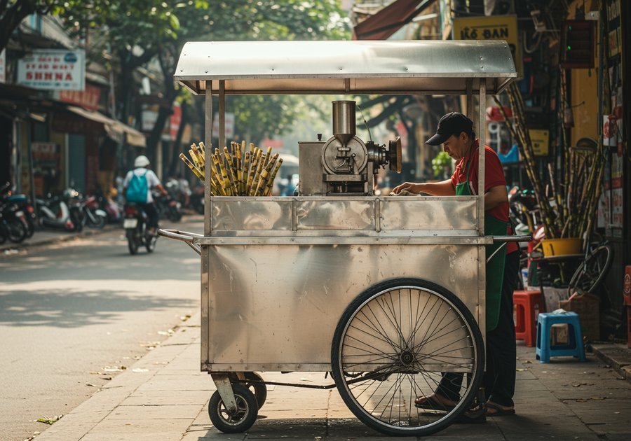 Cách vệ sinh xe nước mía hiệu quả để ngừa bám bẩn và mùi khó chịu - Sức khỏe & Môi trường